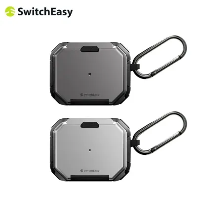 SwitchEasy Defender+ AirPods Pro 2/1代 軍規耐衝擊支架耳機保護殼(含扣環)✿80D024